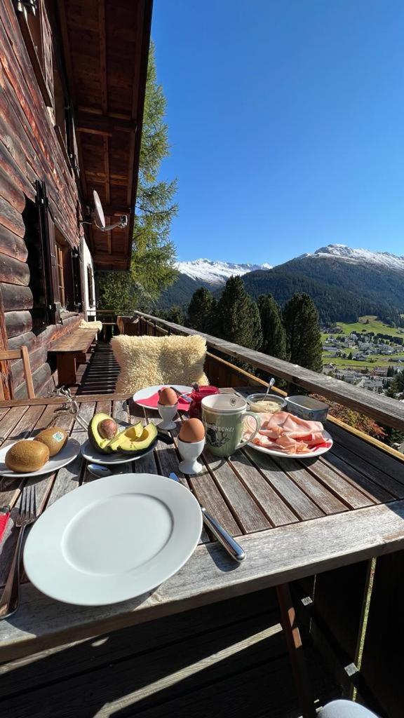 Chalet Bellevue Lejlighed Davos Eksteriør billede